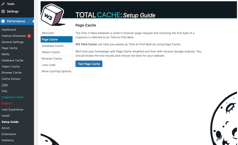 Setting up W3 Total Cache - Source: W3 Total Cache